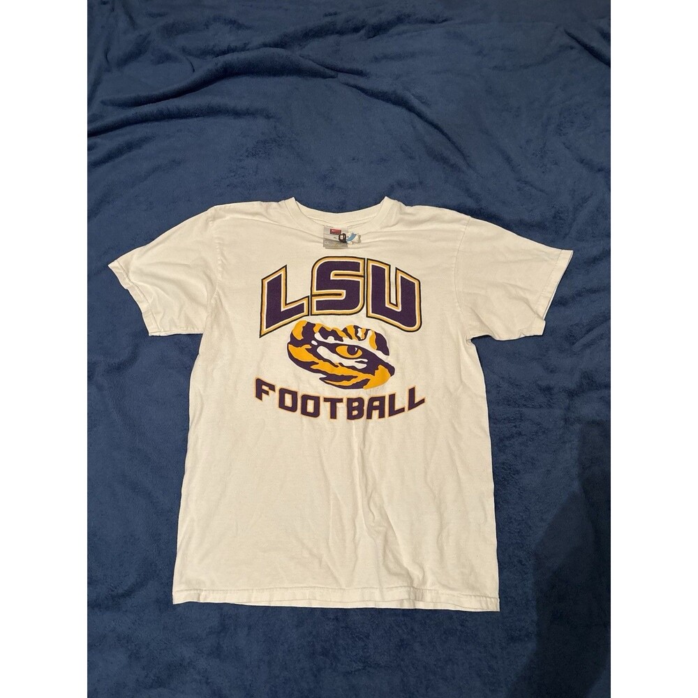 LSU Football Y2K Nike Team tee shirt  - size S/M - Nike Team tag- LSU football